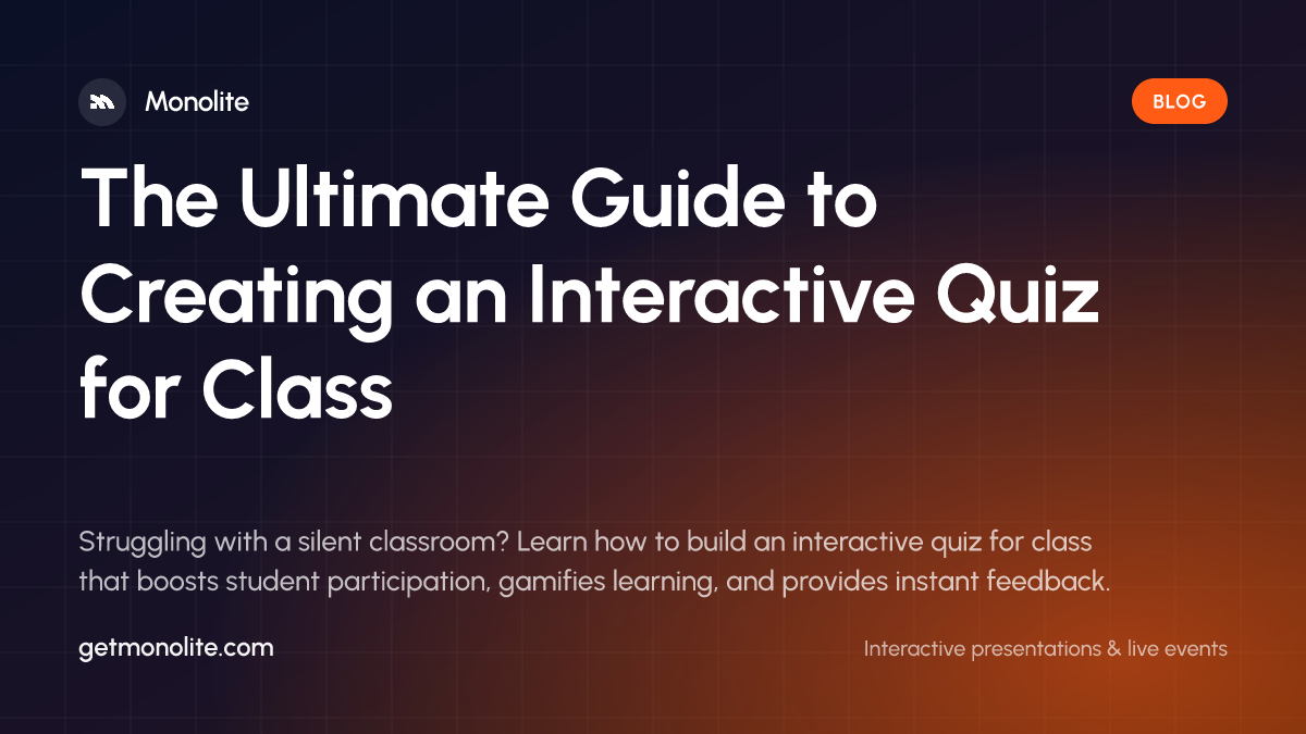 Students looking at an interactive quiz for class on a large screen