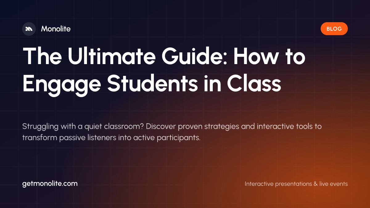 A diverse group of students actively participating and raising hands in a modern classroom setting