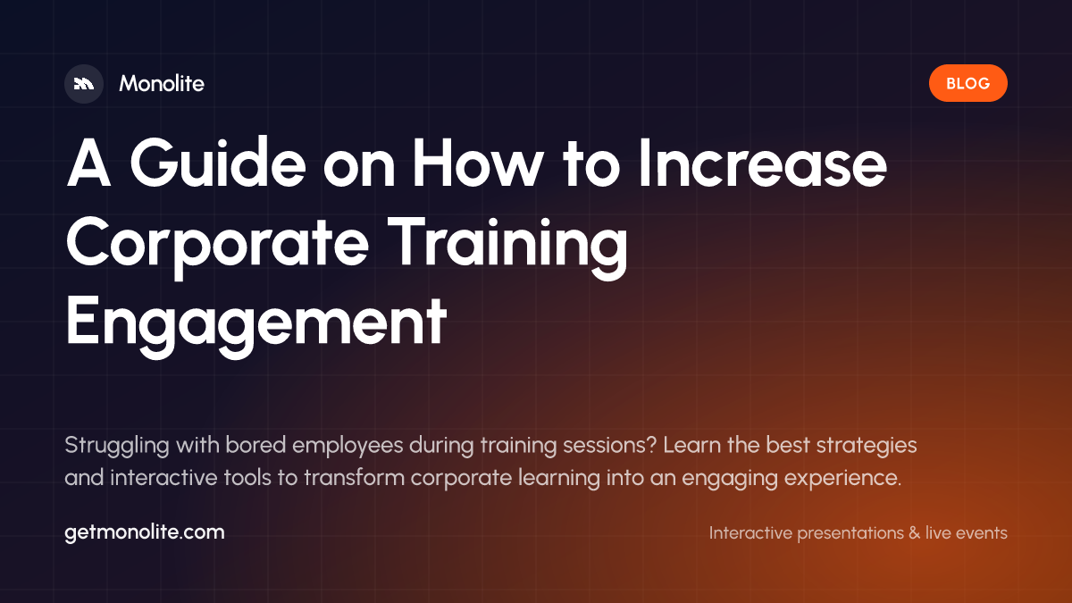 Employees actively participating in an engaging corporate training session using their mobile devices.