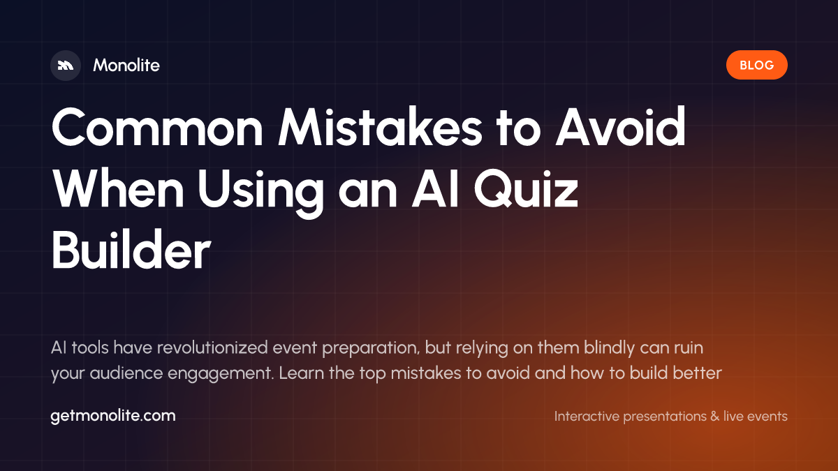 A professional using a laptop to design an interactive quiz on an AI quiz builder platform.